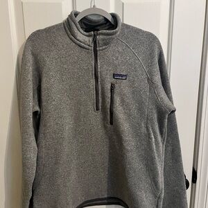 Patagonia - Gray Half-Zip Sweater